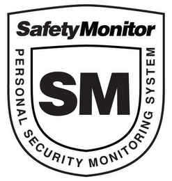 SAFETYMONITOR SM PERSONAL SECURITY MONITORING SYSTEM logo