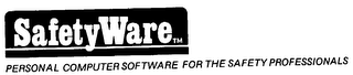 SAFETYWARE PERSONAL COMPUTER SOFTWARE FOR THE SAFETY PROFESSIONALS logo