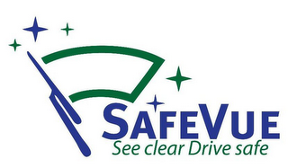 SAFEVUE SEE CLEAR DRIVE SAFE logo