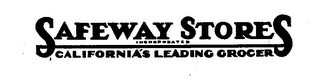 SAFEWAY STORES CALIFORNIA'S LEADING GROCER logo