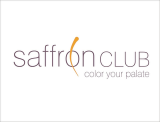 SAFFRON CLUB COLOR YOUR PALATE logo