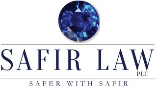 SAFIR LAW PLC SAFER WITH SAFIR logo