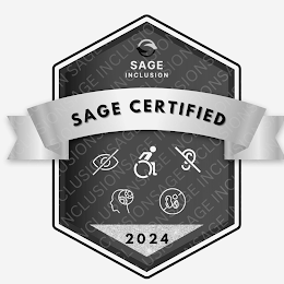 SAGE CERTIFIED SAGE INCLUSION 2024 logo