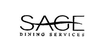 SAGE DINING SERVICES logo