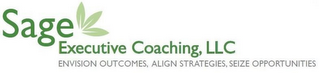 SAGE EXECUTIVE COACHING, LLC ENVISION OUTCOMES, ALIGN STRATEGIES, SEIZE OPPORTUNITIES logo