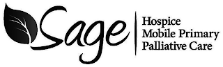SAGE HOSPICE MOBILE PRIMARY PALLIATIVE CARE logo