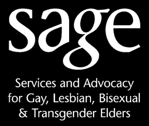SAGE SERVICES AND ADVOCACY FOR GAY, LESBIAN, BISEXUAL & TRANSGENDER ELDERS logo