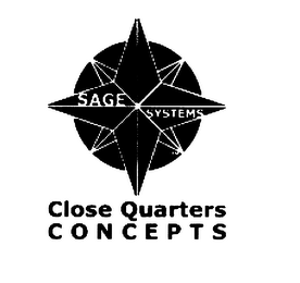 SAGE SYSTEMS CLOSE QUARTERS CONCEPTS logo