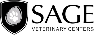 SAGE VETERINARY CENTERS logo