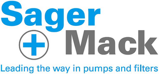 SAGER + MACK LEADING THE WAY IN PUMPS AND FILTERS logo