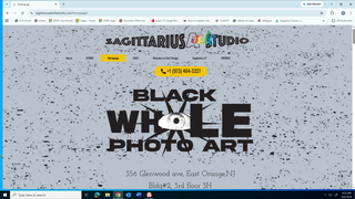 SAGITTARIUS A ETOILE STUDIO BLACK WHOLE PHOTO ART logo