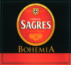 SAGRES BOHEMIA logo