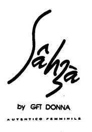 SAHZA BY GFT DONNA AUTENTICO FEMMINILE logo