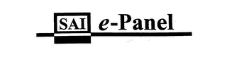 SAI E-PANEL logo