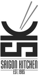 SAIGON KITCHEN EST. 1985 SK logo