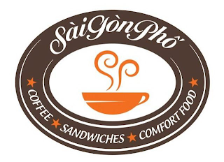SAIGONPHO COFFEE SANDWICHES COMFORT FOOD logo