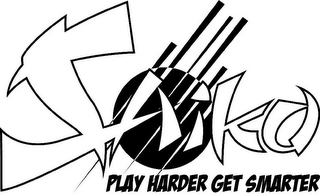 SAIKO PLAY HARDER GET SMARTER logo