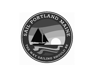 SAIL PORTLAND MAINE THE WAY SAILING SHOULD BE logo