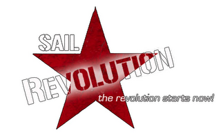 SAIL REVOLUTION THE REVOLUTION STARTS NOW! logo