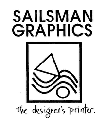 SAILSMAN GRAPHICS THE DESIGNER'S PRINTER. logo
