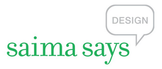 SAIMA SAYS DESIGN logo