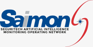 SAIMON SEGURITECH ARTIFICIAL INTELLIGENCE MONITORING OPERATING NETWORK logo