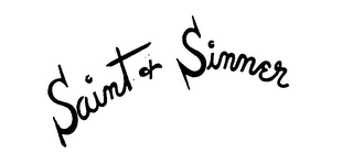 SAINT AND SINNER logo