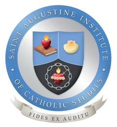 SAINT AUGUSTINE INSTITUTE OF CATHOLIC STUDIES FIDES EX AUDITU logo