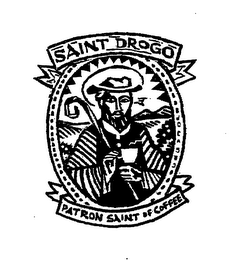 SAINT DROGO PATRON SAINT OF COFFEE logo