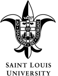 SAINT LOUIS UNIVERSITY AD MAJOREM DEI GLORIAM IHS 1818 logo