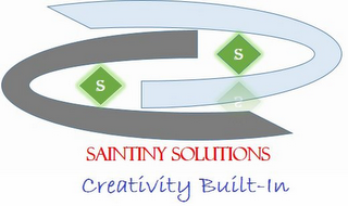 SAINTINY SOLUTIONS CREATIVITY BUILT-IN logo