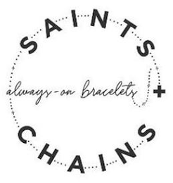 SAINTS + CHAINS ALWAYS-ON BRACELETS logo