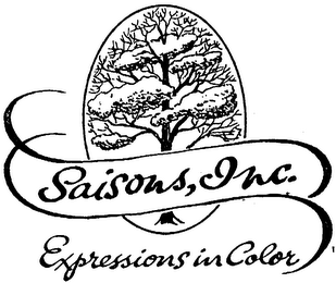 SAISONS, INC. EXPRESSIONS IN COLOR logo