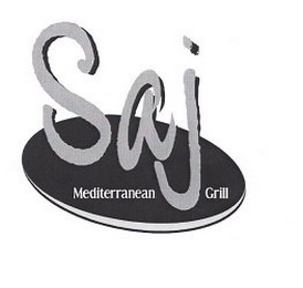 SAJ MEDITERRANEAN GRILL logo