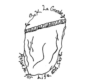 SAK LA GRANDE RECYCLE FOR LIFE AND SAVE logo