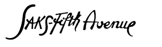 SAKS-FIFTH AVENUE logo