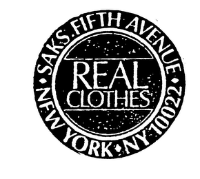 SAKS FIFTH AVENUE REAL CLOTHES - NEW YORK - NY 10022 logo