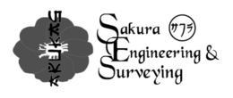 SAKURA ENGINEERING & SURVEYING logo