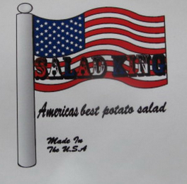 SALAD KING AMERICAS BEST POTATO SALAD MADE IN THE U.S.A logo