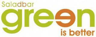SALADBAR GREEN IS BETTER logo