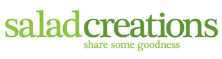 SALADCREATIONS SHARE SOME GOODNESS logo