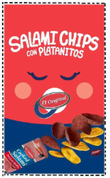 SALAMI CHIPS CON PLATANITOS EL ORIGINAL ESTELAR EL ORIGINAL COOKED SALAMI PREMIUM QUALITY ESTELAR logo
