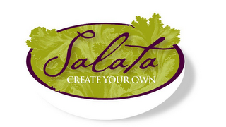 SALATA CREATE YOUR OWN logo