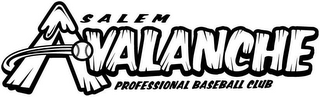 SALEM AVALANCHE PROFESSIONAL BASEBALL CLUB logo