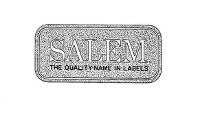 SALEM THE QUALITY NAME IN LABELS logo