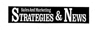 SALES AND MARKETING STRATEGIES & NEWS logo
