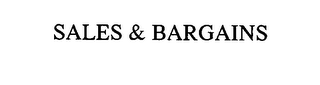 SALES & BARGAINS logo