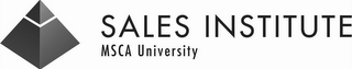 SALES INSTITUTE MSCA UNIVERSITY logo