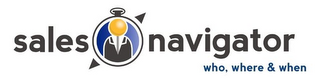 SALES NAVIGATOR WHO, WHERE & WHEN logo