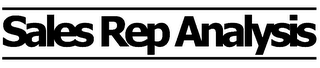 SALES REP ANALYSIS logo